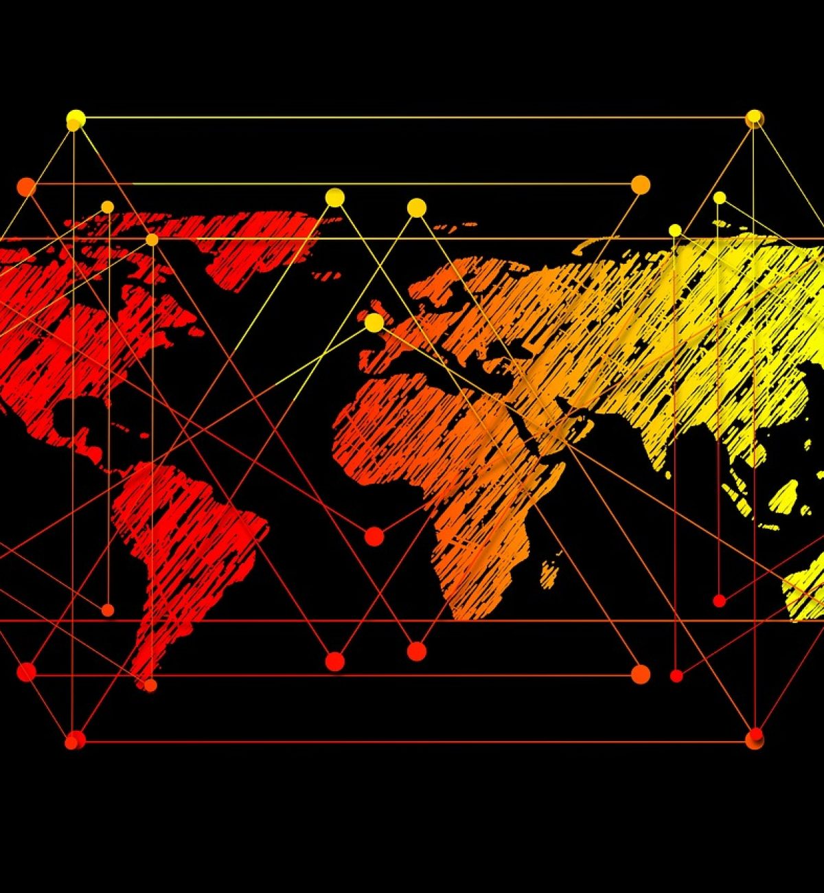 globe, network, connectedness